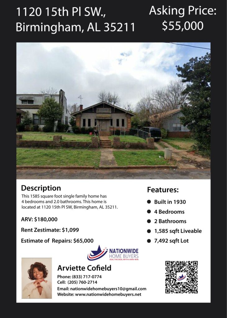 Black and White Modern Real Estate Flyer 2